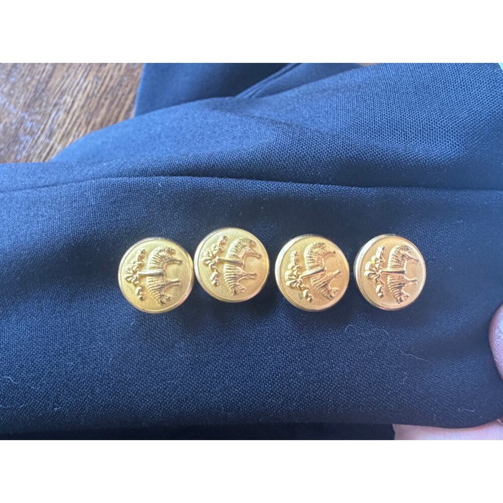 Brooks Brothers Brooksease Navy Blazer | Size 40S | Gold Buttons 🧥 - Picture 6 of 6